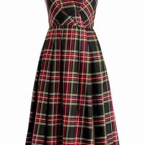 J. Crew Tartan Plaid Sleeveless Sundress